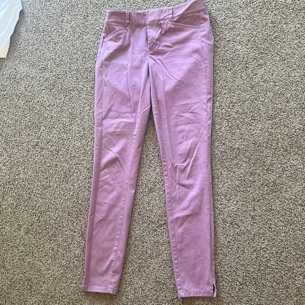 Loft 4T sateen skinny pants